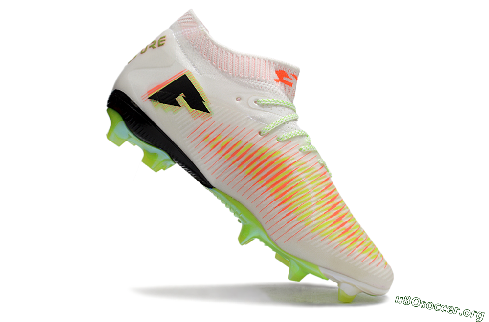 Puma Future 8 Ultimate FG Football Boots - White/Red/Yellow 4