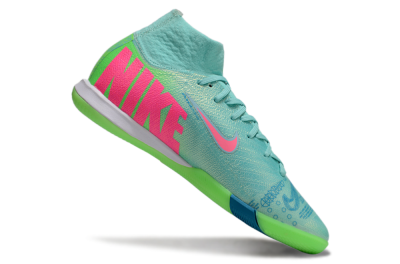 Nike Air Zoom Mercurial Superfly 10 Elite IC Football Shoes - Jade/Pink/Yellow