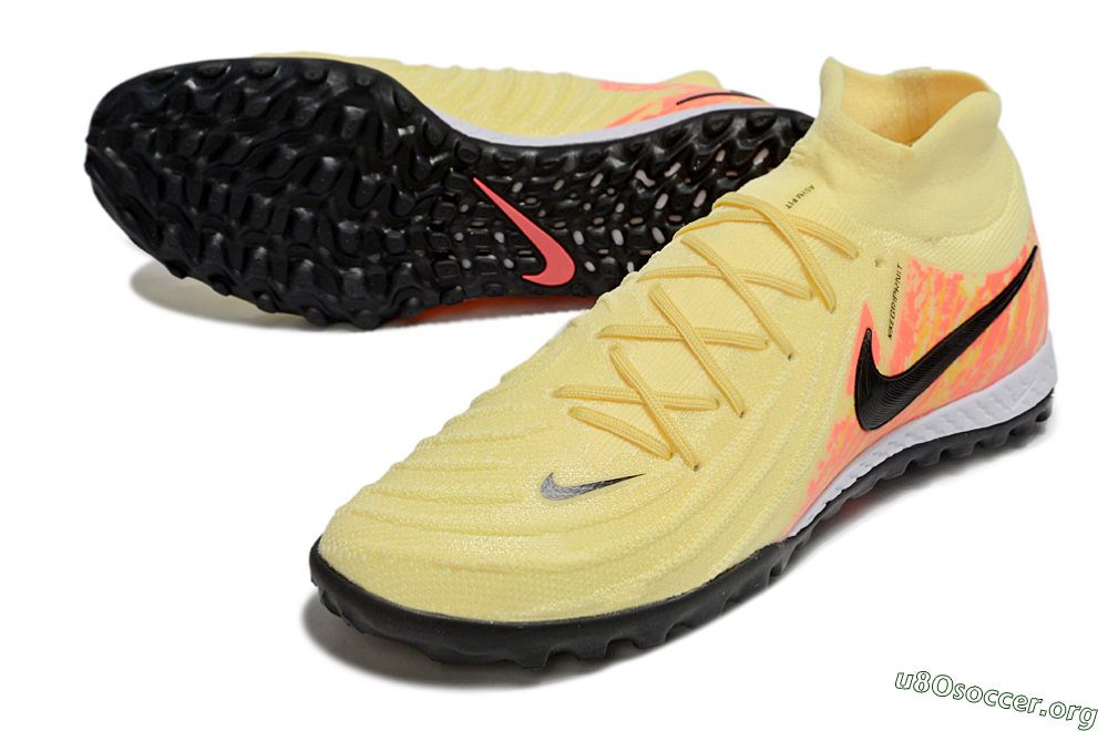 Nike Phantom Luna Elite NU TF Football Shoes - Yellow/Black/Red 0