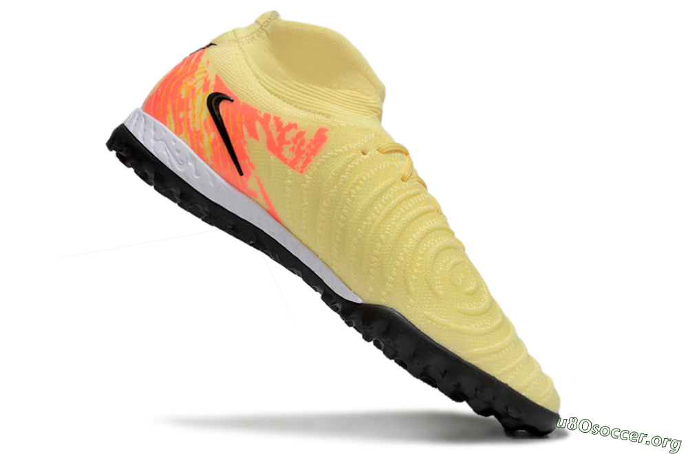 Nike Phantom Luna Elite NU TF Football Shoes - Yellow/Black/Red 4