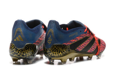 Adidas Predator Elite 25 Foldover Tongue FG Football Boots - Red/Blue/Gold