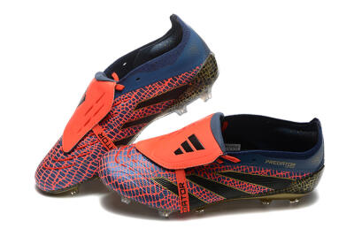 Adidas Predator Elite 25 Foldover Tongue FG Football Boots - Red/Blue/Gold