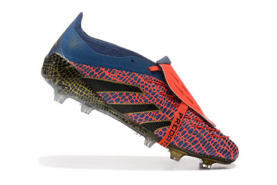 Adidas Predator Elite 25 Foldover Tongue FG Football Boots - Red/Blue/Gold
