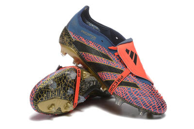Adidas Predator Elite 25 Foldover Tongue FG Football Boots - Red/Blue/Gold