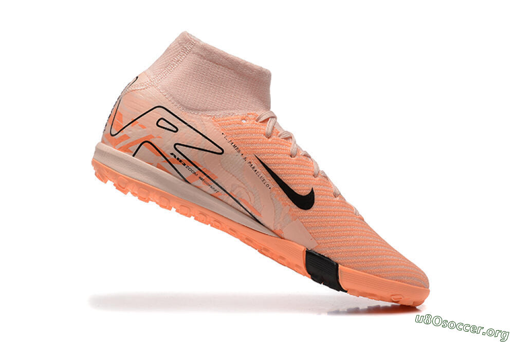 Nike Air Zoom Mercurial Superfly 10 Elite TF Football Shoes - Pink/Purple/Black 7