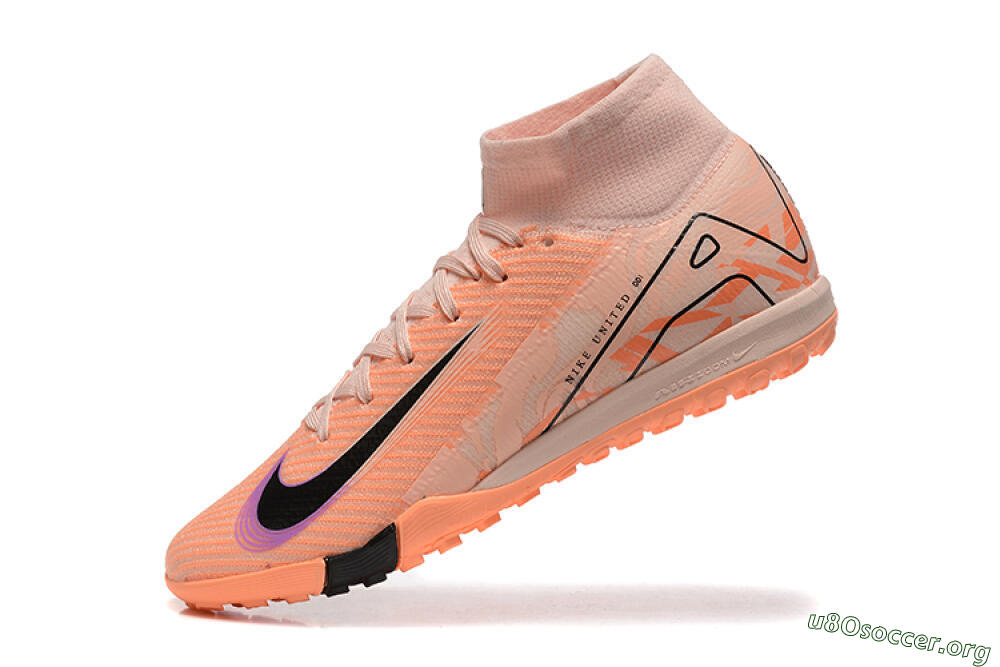 Nike Air Zoom Mercurial Superfly 10 Elite TF Football Shoes - Pink/Purple/Black 8