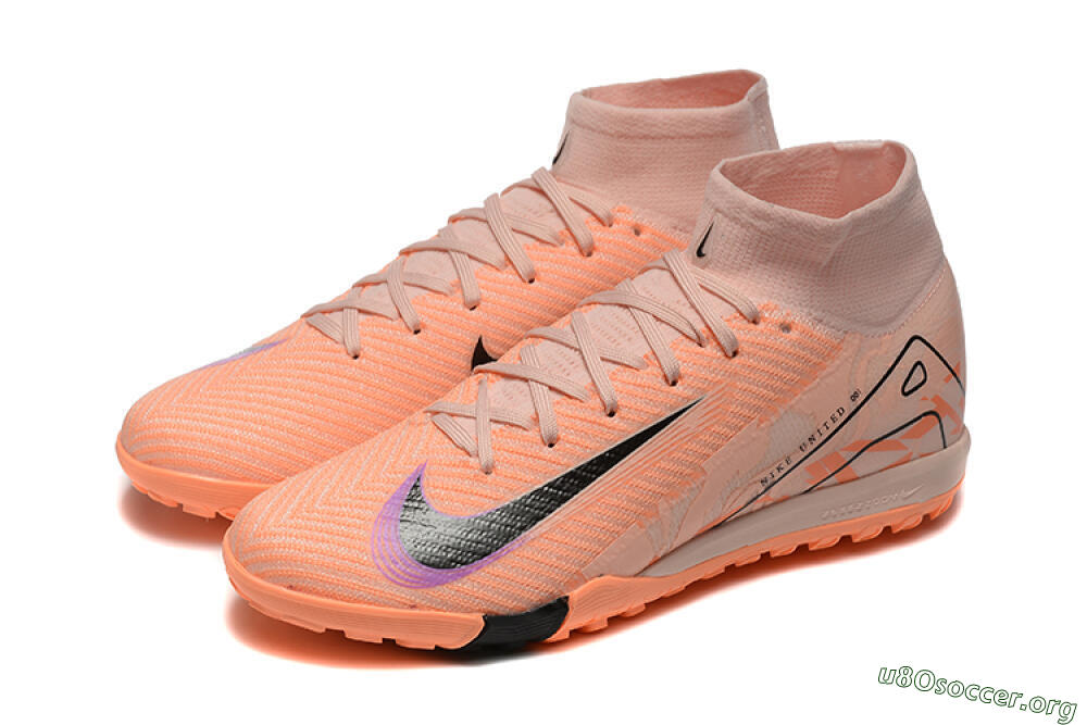 Nike Air Zoom Mercurial Superfly 10 Elite TF Football Shoes - Pink/Purple/Black 5