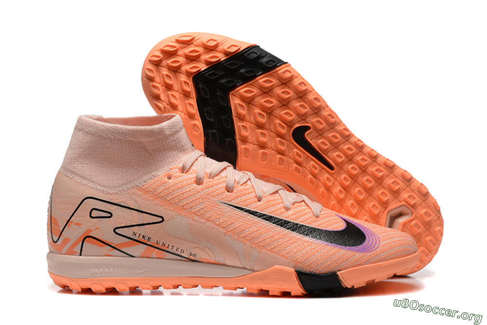 Nike Air Zoom Mercurial Superfly 10 Elite TF Football Shoes - Pink/Purple/Black 2