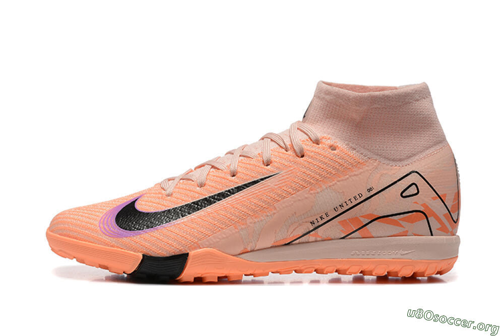 Nike Air Zoom Mercurial Superfly 10 Elite TF Football Shoes - Pink/Purple/Black 3