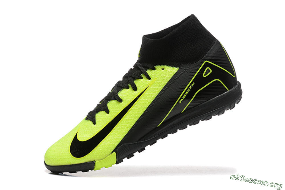 Nike Air Zoom Mercurial Superfly 10 Elite TF Football Shoes - Yellow/Black 8