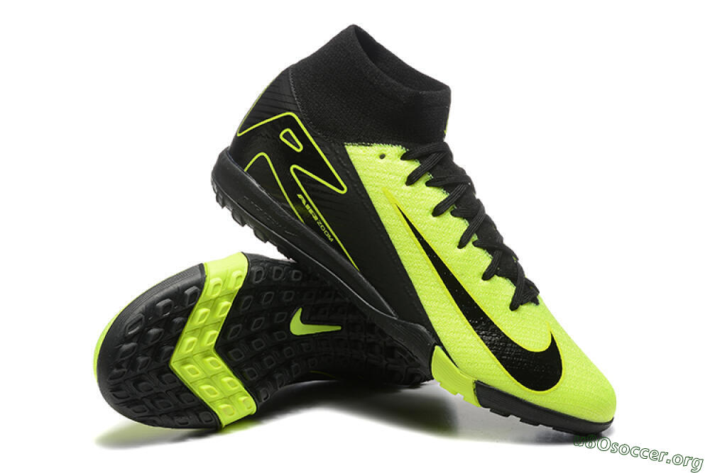 Nike Air Zoom Mercurial Superfly 10 Elite TF Football Shoes - Yellow/Black 4