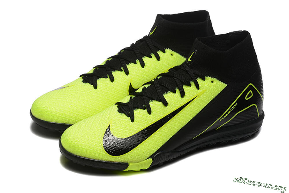 Nike Air Zoom Mercurial Superfly 10 Elite TF Football Shoes - Yellow/Black 5