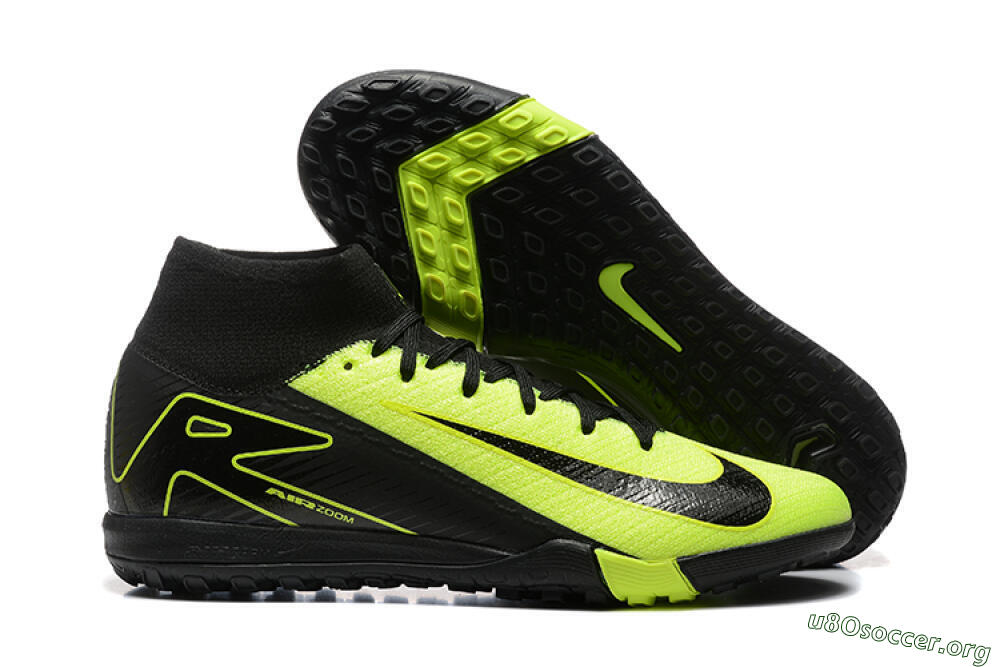 Nike Air Zoom Mercurial Superfly 10 Elite TF Football Shoes - Yellow/Black 2