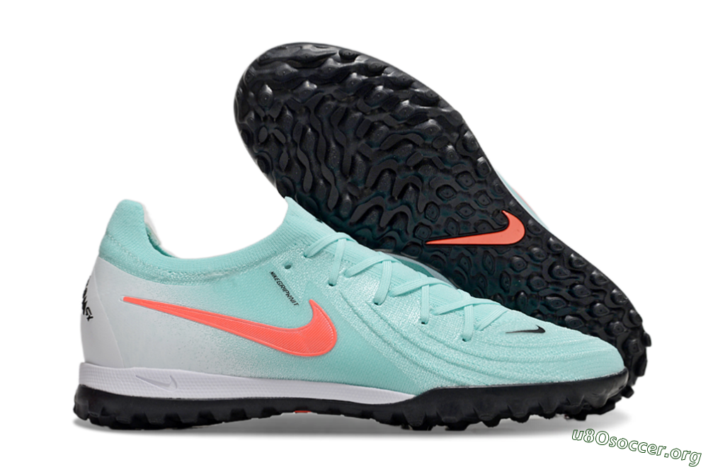 Nike Phantom Luna Elite TF Football Shoes - Jade/Red/White 2