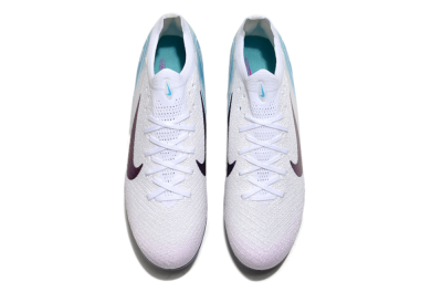 Nike Air Zoom Mercurial Vapor 16 Elite SG Football Boots - White/Purple/Jade