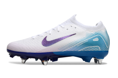 Nike Air Zoom Mercurial Vapor 16 Elite SG Football Boots - White/Purple/Jade