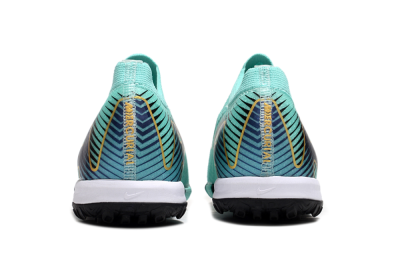 Nike Air Zoom Mercurial Vapor 16 Elite TF Football Shoes - Jade/Gold/Blue