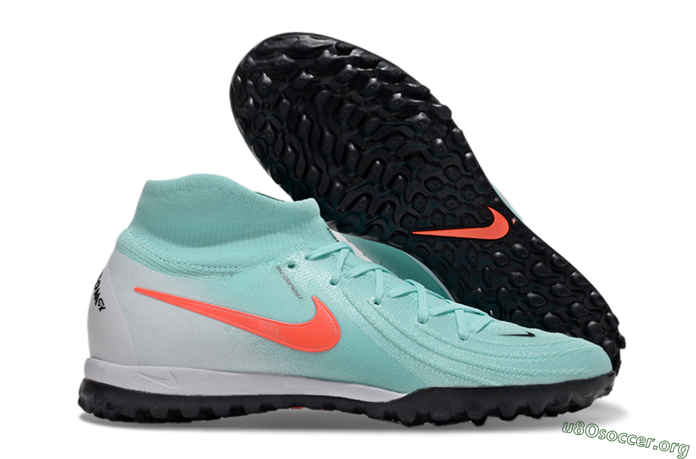 Nike Phantom Luna Elite TF Football Shoes - Jade/Red/White 2