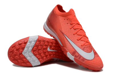 Nike Air Zoom Mercurial Vapor 16 Elite TF Football Shoes - Red/White