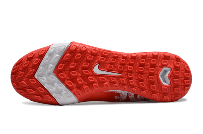 Nike Air Zoom Mercurial Vapor 16 Elite TF Football Shoes - Red/White