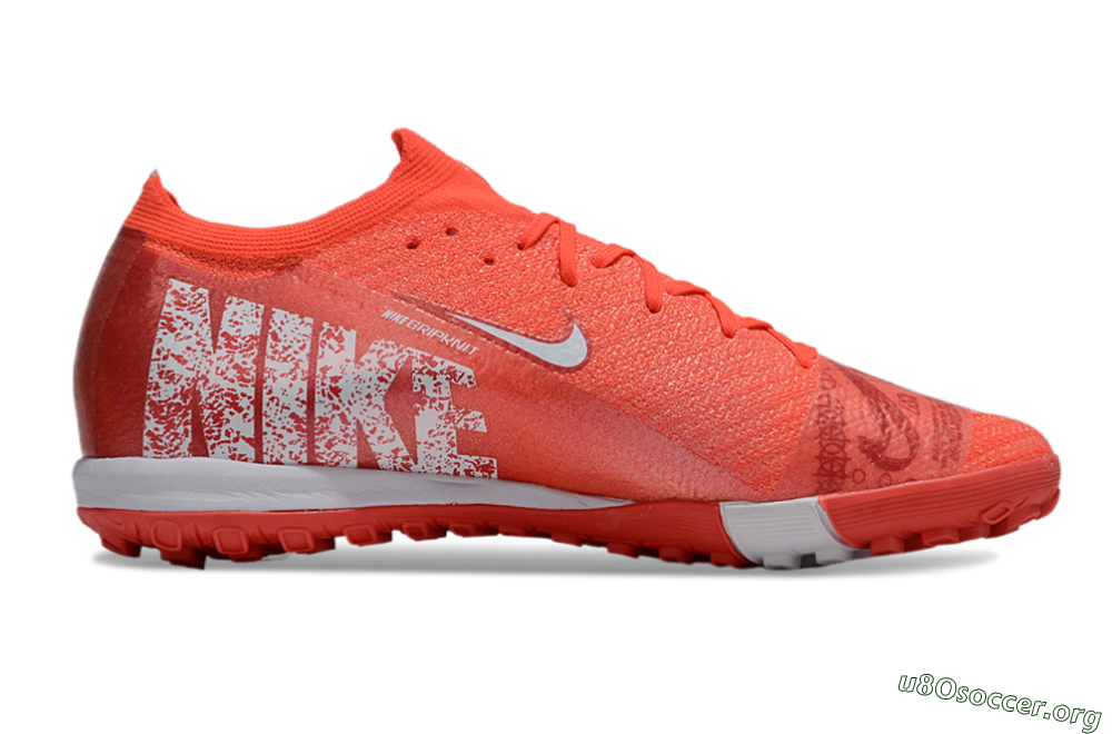 Nike Air Zoom Mercurial Vapor 16 Elite TF Football Shoes - Red/White 7