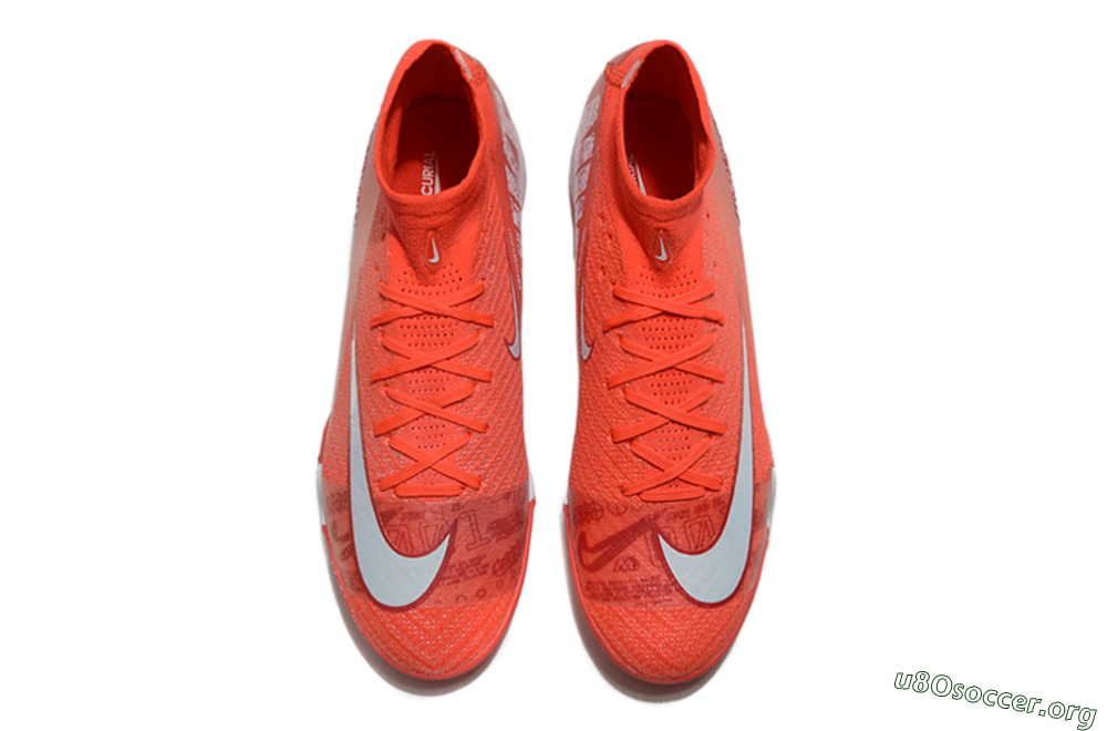 Nike Air Zoom Mercurial Superfly 10 Elite TF Football Shoes - Red/White 4
