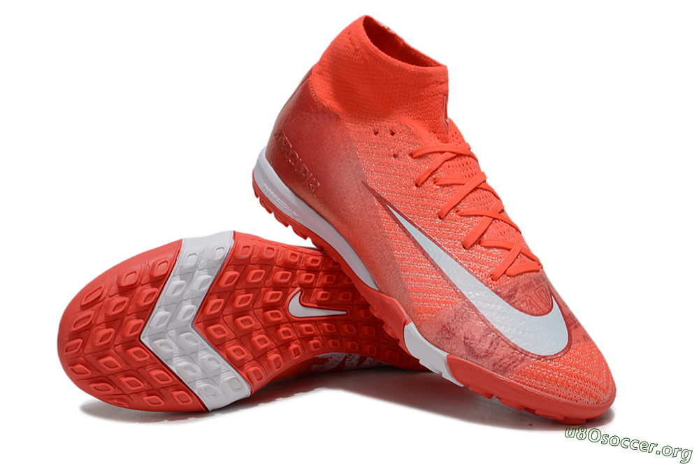 Nike Air Zoom Mercurial Superfly 10 Elite TF Football Shoes - Red/White 0