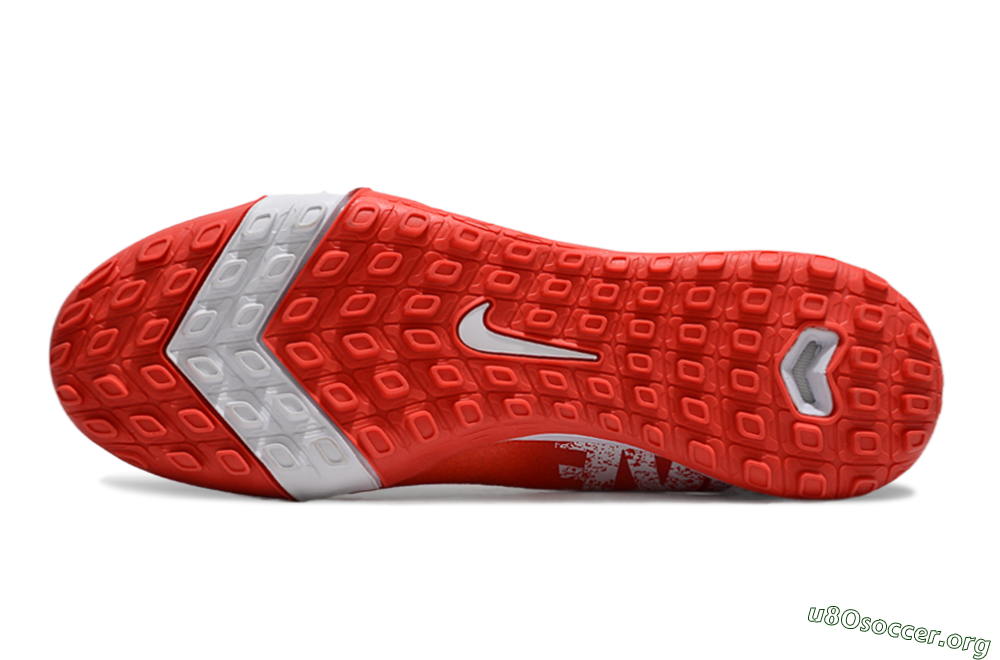 Nike Air Zoom Mercurial Superfly 10 Elite TF Football Shoes - Red/White 6