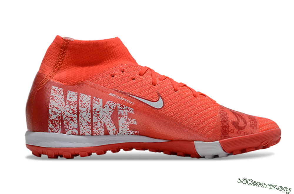 Nike Air Zoom Mercurial Superfly 10 Elite TF Football Shoes - Red/White 7