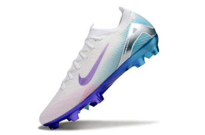 Nike Air Zoom Mercurial Vapor 16 Elite FG Football Boots - White/Purple/Pink/Jade