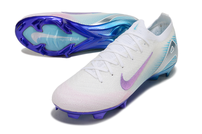 Nike Air Zoom Mercurial Vapor 16 Elite FG Football Boots - White/Purple/Pink/Jade