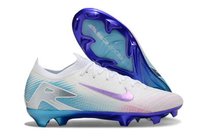 Nike Air Zoom Mercurial Vapor 16 Elite FG Football Boots - White/Purple/Pink/Jade