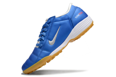 Nike Total 90 II TF Football Shoes - Blue/White/Brown