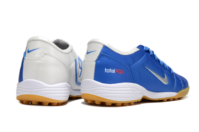 Nike Total 90 II TF Football Shoes - Blue/White/Brown