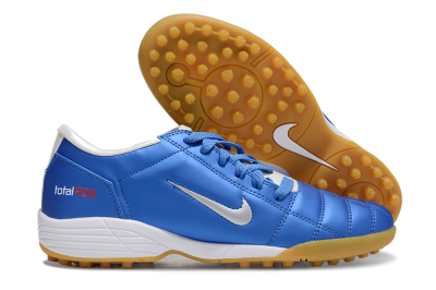 Nike Total 90 II TF Football Shoes - Blue/White/Brown