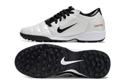Nike Total 90 II TF Football Shoes - Beige/Black/White