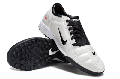 Nike Total 90 II TF Football Shoes - Beige/Black/White