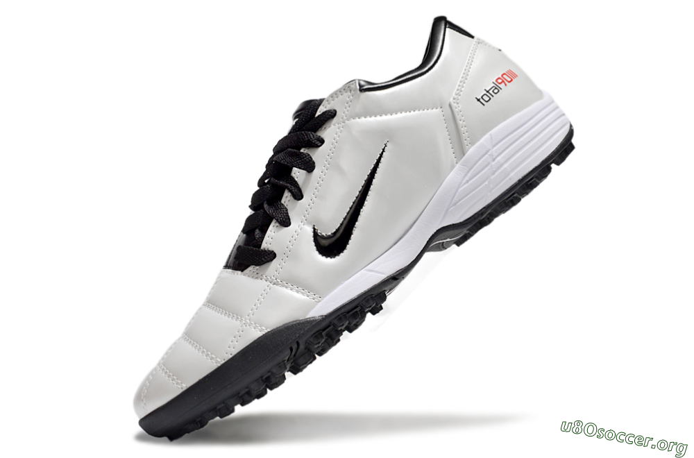 Nike Total 90 II TF Football Shoes - Beige/Black/White 5