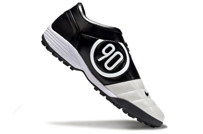 Nike Total 90 II TF Football Shoes - Beige/Black/White