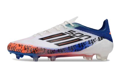Adidas F50 Elite FG Football Boots - White/Red/Blue