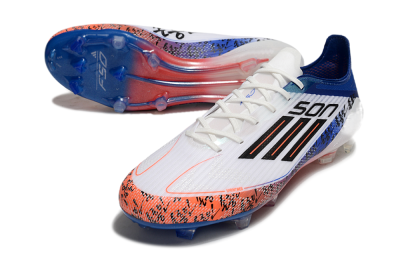 Adidas F50 Elite FG Football Boots - White/Red/Blue