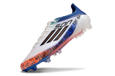 Adidas F50 Elite FG Football Boots - White/Red/Blue