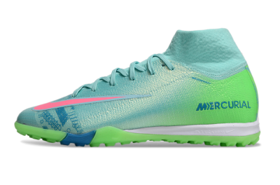 Nike Air Zoom Mercurial Superfly 10 Elite TF Football Shoes - Jade/Pink/White