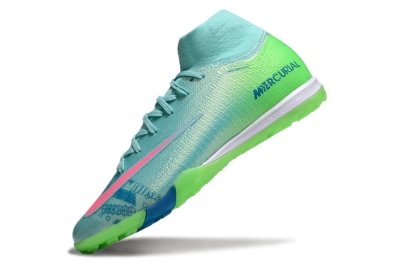 Nike Air Zoom Mercurial Superfly 10 Elite TF Football Shoes - Jade/Pink/White