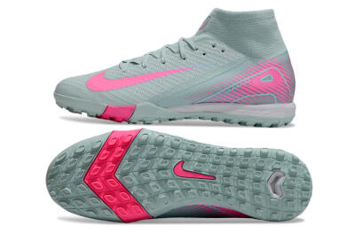 Nike Air Zoom Mercurial Superfly 10 Elite TF Football Shoes - Jade/Pink/White