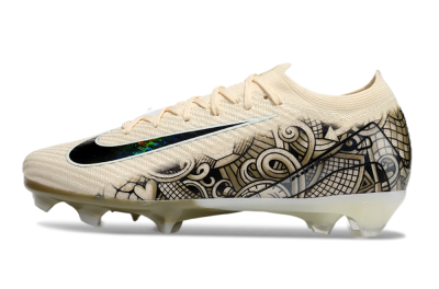 Nike Air Zoom Mercurial Vapor 16 Elite FG Football Boots - Beige/Black/White