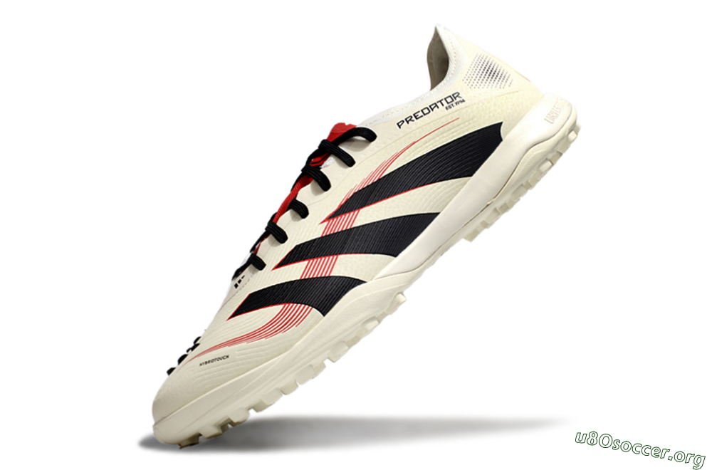 Adidas Predator Elite 25 TF Football Shoes - Beige/Black/Red 5