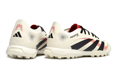 Adidas Predator Elite 25 TF Football Shoes - Beige/Black/Red