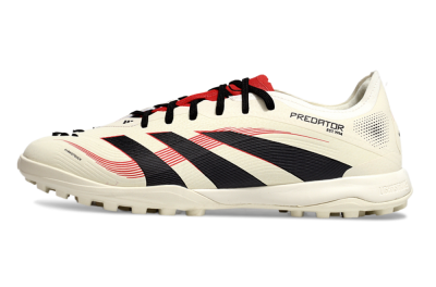 Adidas Predator Elite 25 TF Football Shoes - Beige/Black/Red
