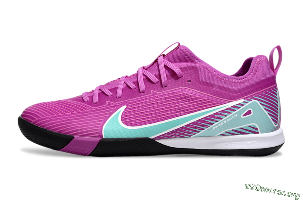 Nike Air Zoom Mercurial Vapor 16 Pro IC Football Shoes - Purple/Jade/White 3